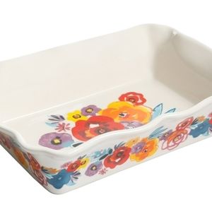Pioneer Woman Floral 12" x 9"  Ceramic Casserole Dish